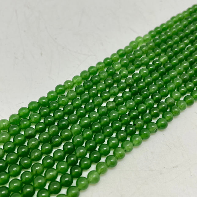 Taiwan Jade Round Beads 6mm - Full Strand - Approx. 16” Long