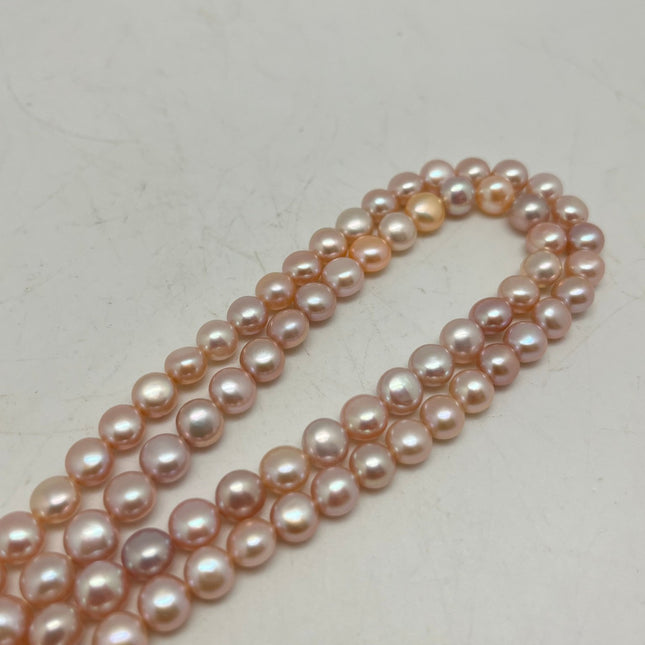 "AA" Natural Pink Fresh Water Pearl Pillow 6-6.5mm - Lifestones Gems and Minerals