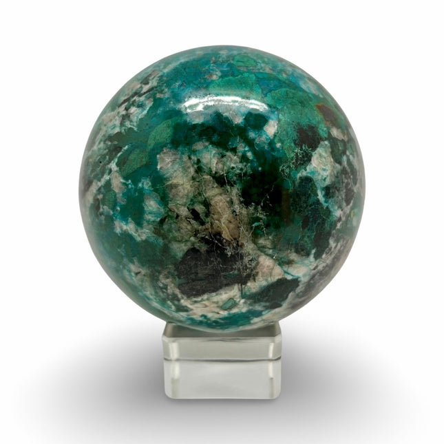 Chrysocolla Sphere - Lifestones Gems and Minerals