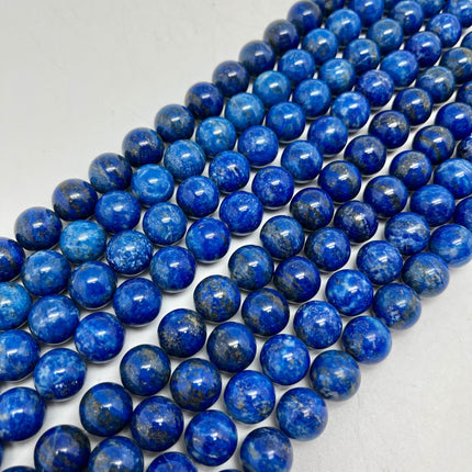 Lapis Lazuli "AA" Round Bead - Full Strand - Approx. 16” Long - Lifestones Gems and Minerals