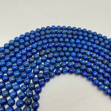 Lapis Lazuli "AA" Round Bead - Full Strand - Approx. 16” Long - Lifestones Gems and Minerals