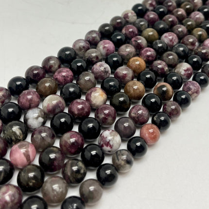 Multi-Tourmaline "AA" Round Bead - Full Strand - Approx. 16” Long - Lifestones Gems and Minerals
