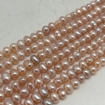 Natural Pink Fresh Water Pearl Potato 3½-4mm - Lifestones Gems and Minerals