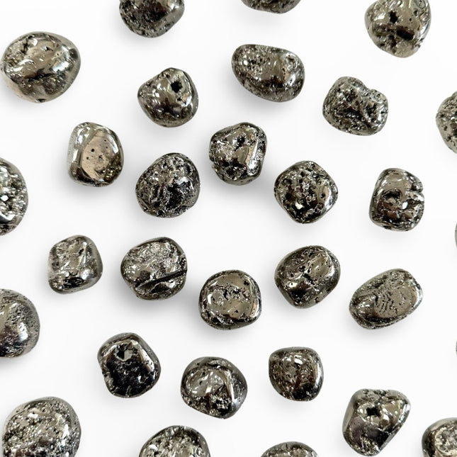 Pyrite Tumbled Stone - Lifestones Gems and Minerals