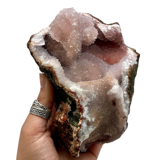 Red Amethyst Stalactite Geode - Lifestones Gems and Minerals